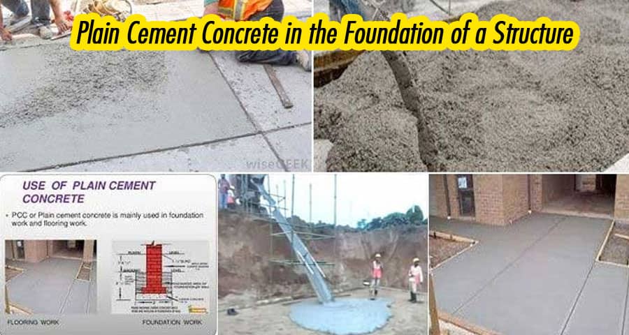 Analysis Of Plain Cement Concrete In The Foundation Of A Structure