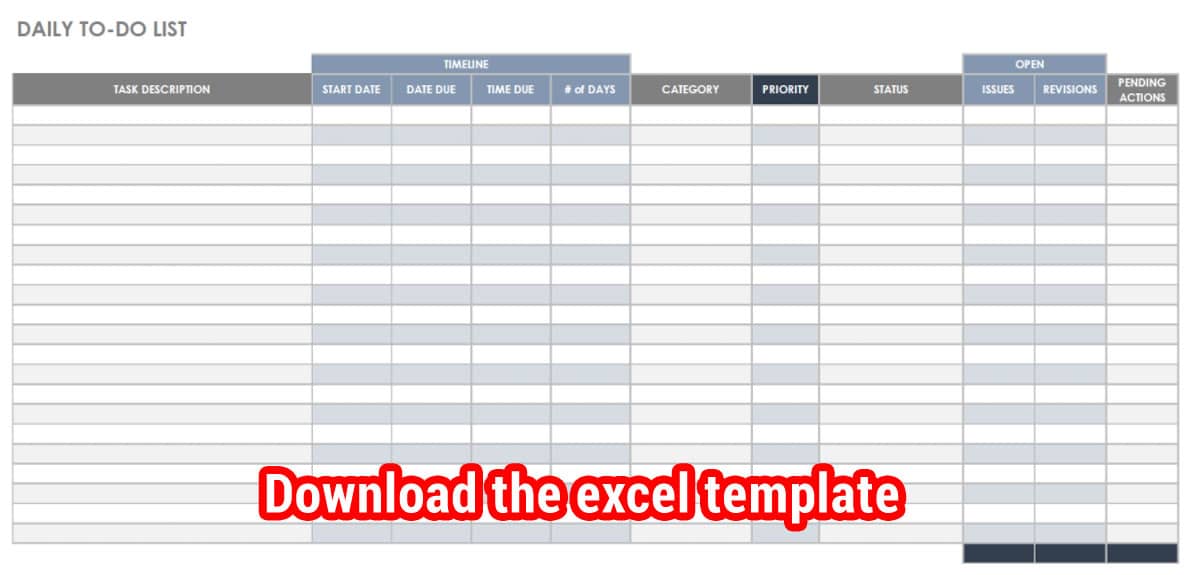 How To Create A Daily Report In Excel