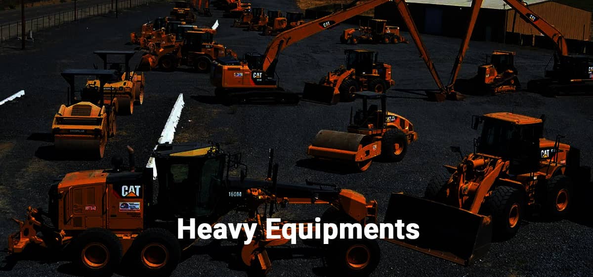 Heavy Equipment used for Construction
