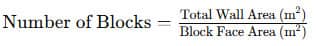 Calculation Formula for Block Estimation