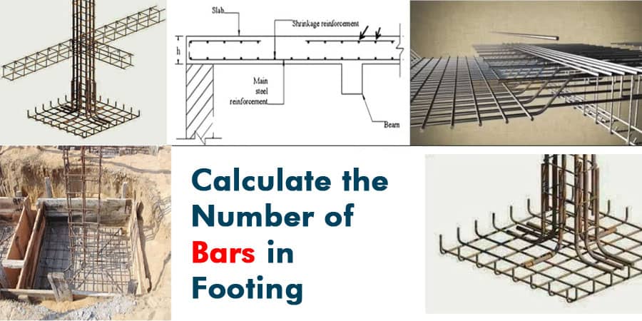 How to Calculate the Number of Bars in Footing?
