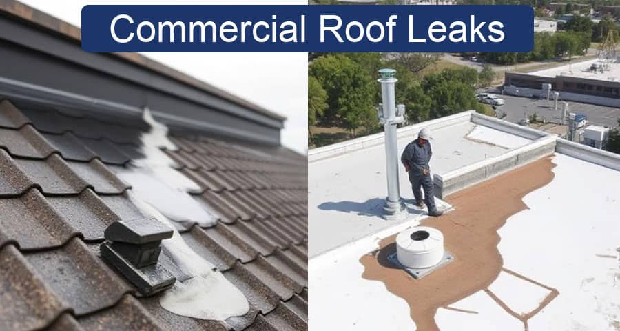 What Are the Causes of Commercial Roof Leaks?