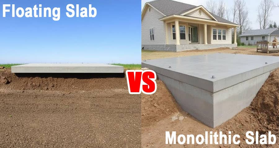 Floating Slab vs Monolithic Slab