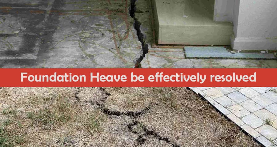 How can Foundation Heave be effectively resolved?