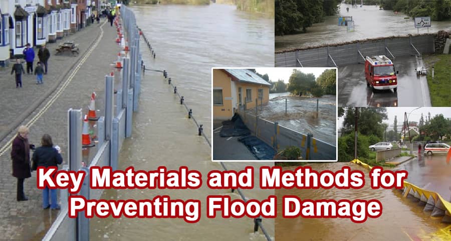 Key Materials and Methods for Preventing Flood Damage