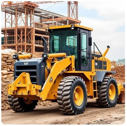 Land Moving Equipments in Construction Site