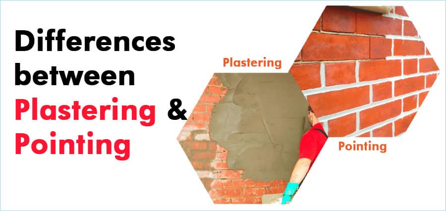 Differences between Plastering and Pointing in Construction