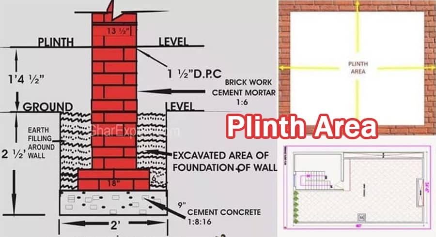 Plinth area inclusions and exclusions