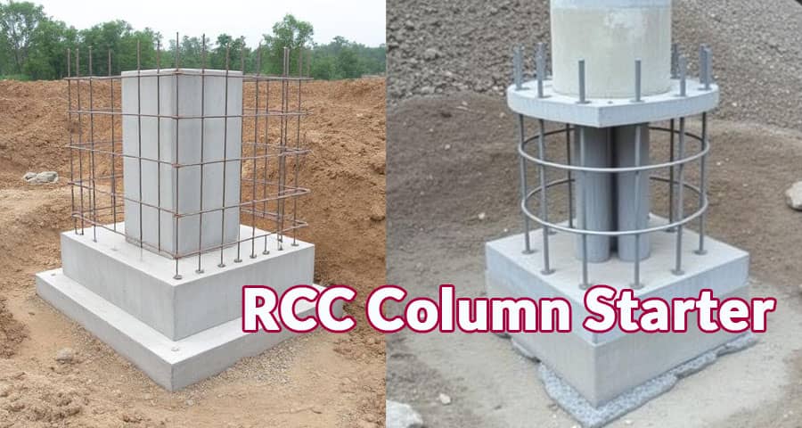 How to make RCC Column Starter | RCC Column
