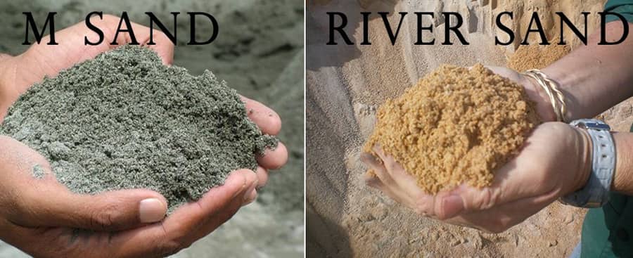 An in-depth comparison of river sand versus M sand