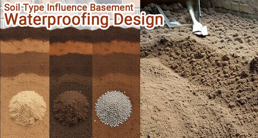 How Can Soil Type Influence Basement Waterproofing Design?