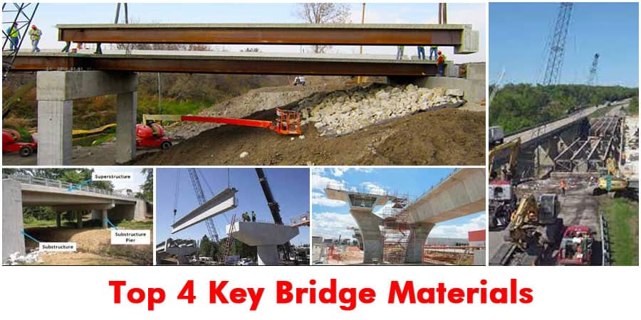 A Brief Guide to the Top 4 Key Bridge Materials