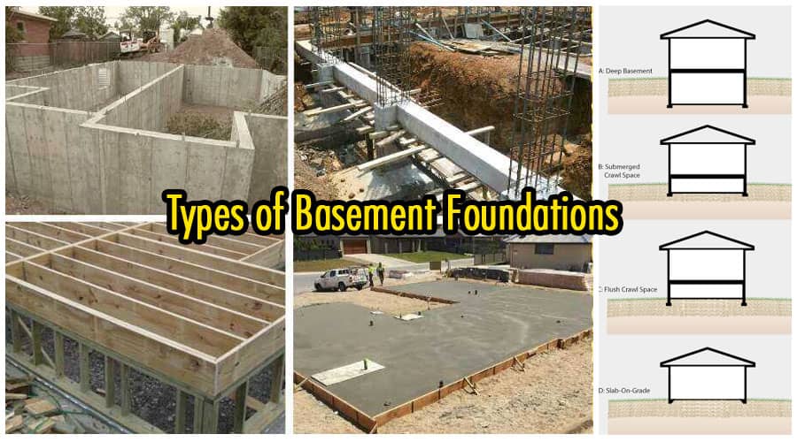 Types of Basement Foundations that every builder must know