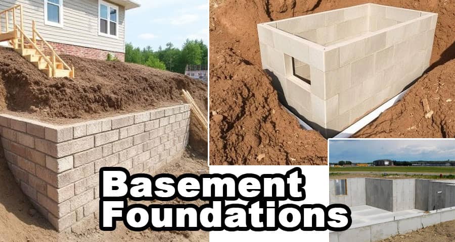 Types of Basement Foundations that every builder must know