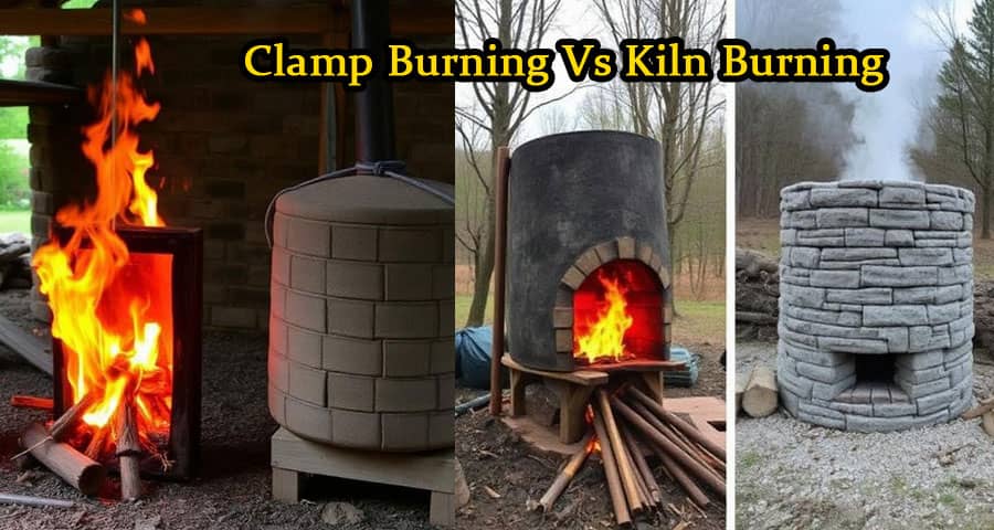 Different Between Clamp Burning and Kiln Burning
