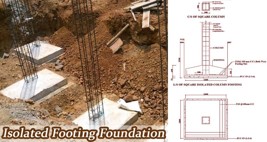 Isolated Footing Foundation