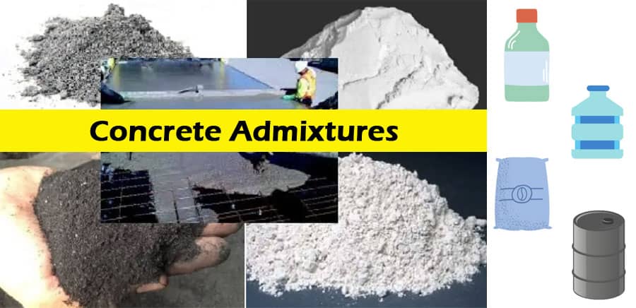 Learn about the various types of concrete admixtures