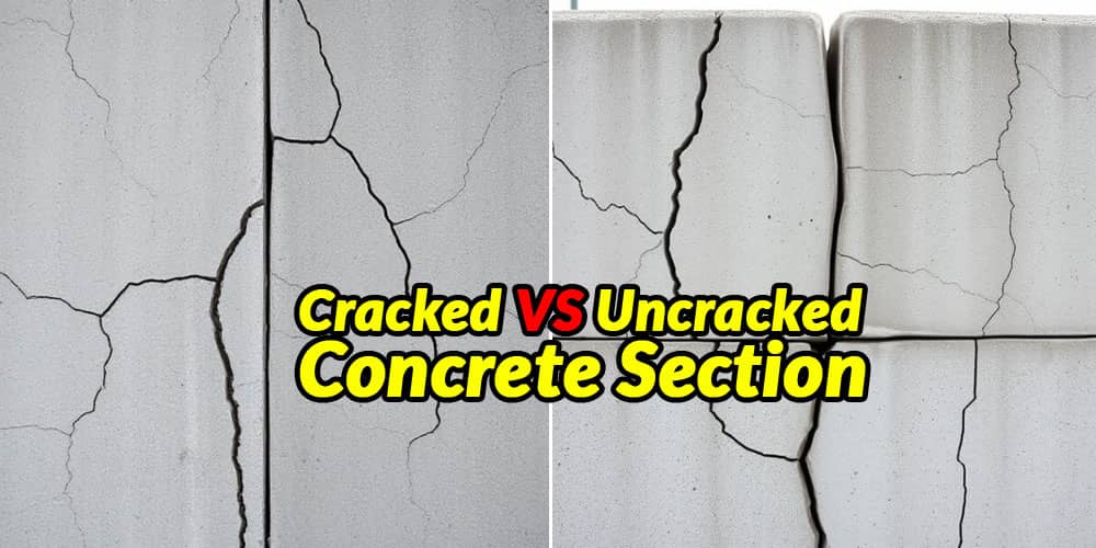 What is the Difference Between Cracked and Uncracked Concrete Section?