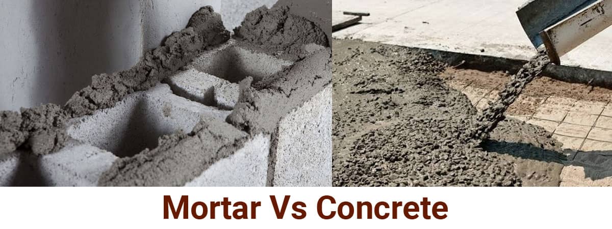 Difference Between Mortar And Concrete