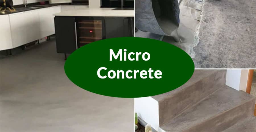 The uses and the benefits, and the methods : Micro Concrete