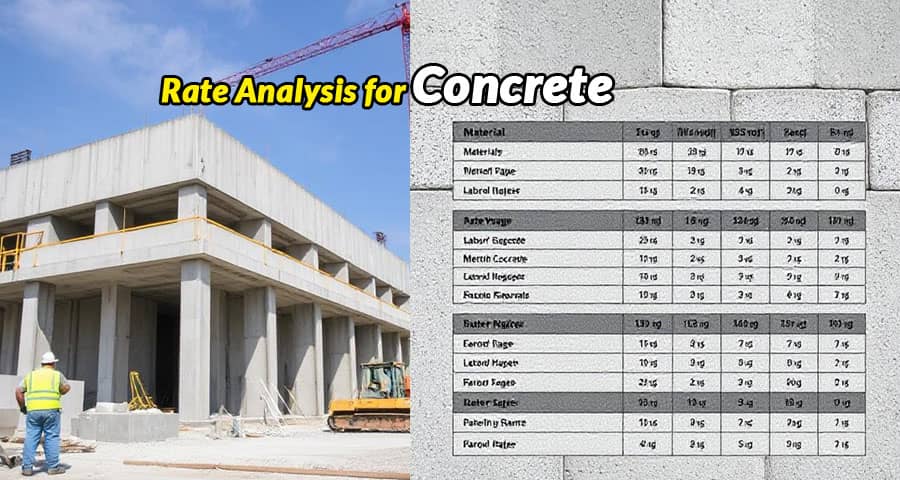 Rate Analysis for Concrete: A Comprehensive Guide