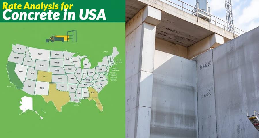Rate Analysis for Concrete in USA
