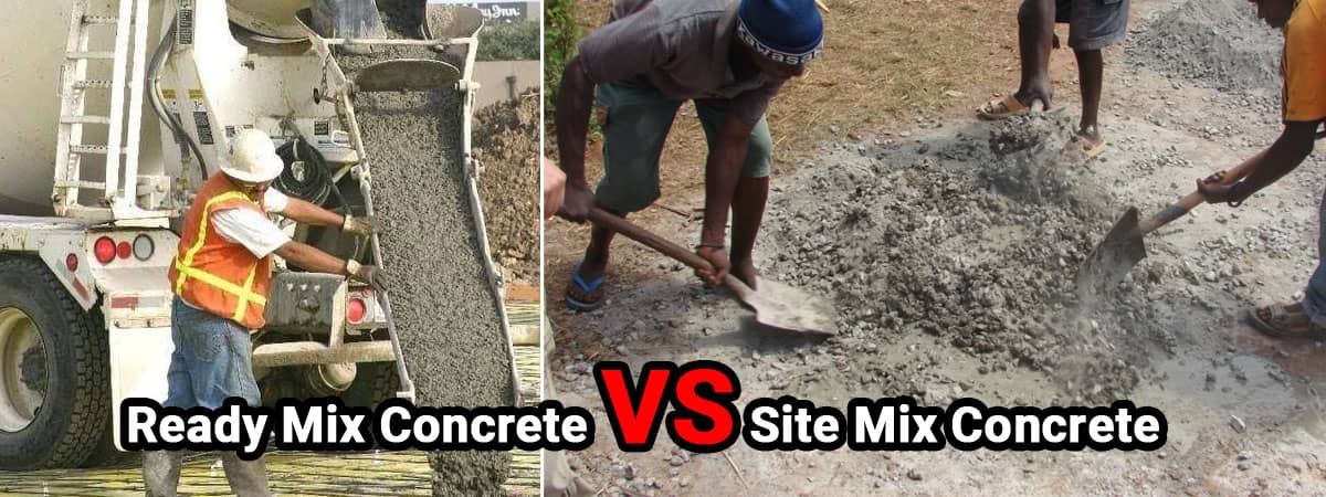 Differences between Ready Mix Concrete and Site Mix