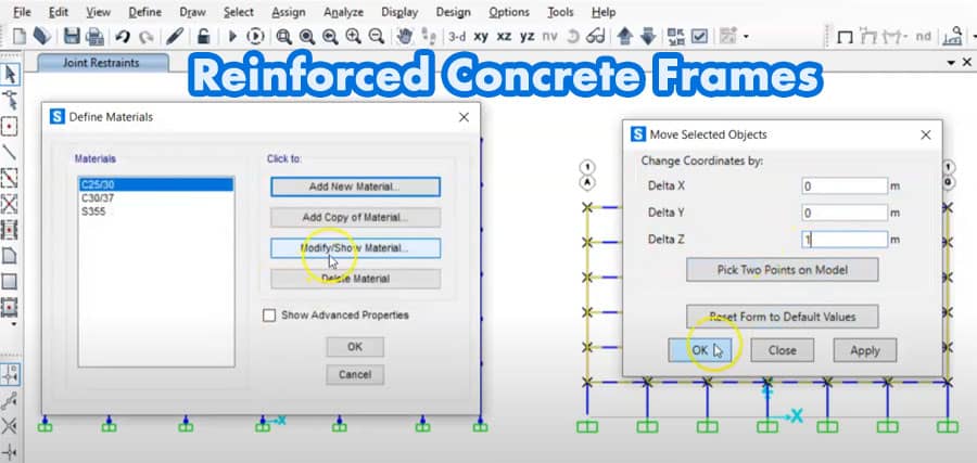 A Brief Introduction to Reinforced Concrete Frames