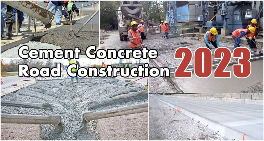 Construction Process for Road lines in 2023