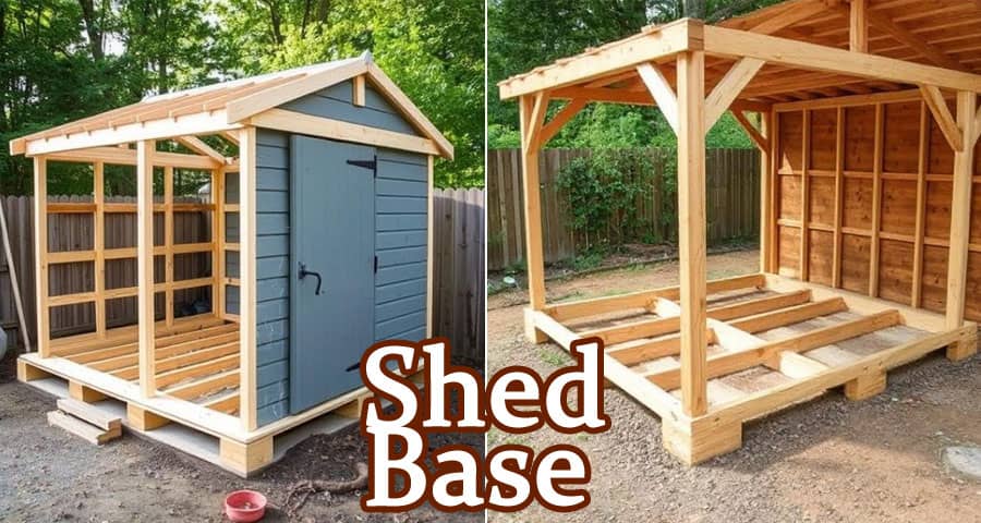 What's the Process for Constructing a Shed Base?