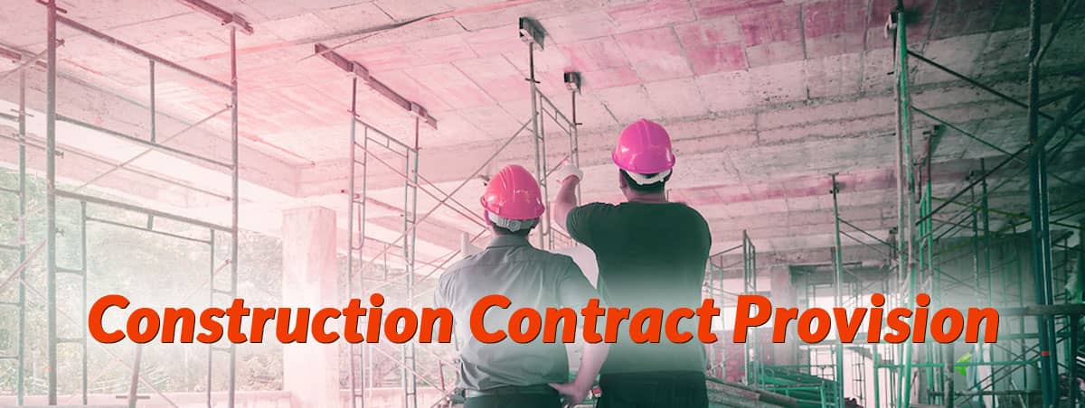 Construction Contract Provision