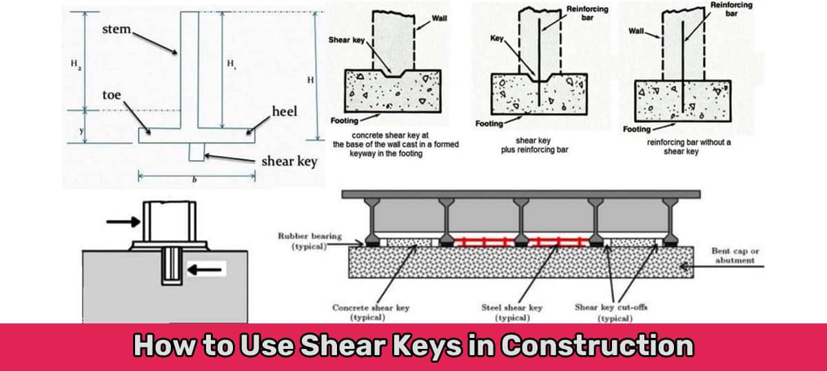 How to Use Shear Keys in Construction