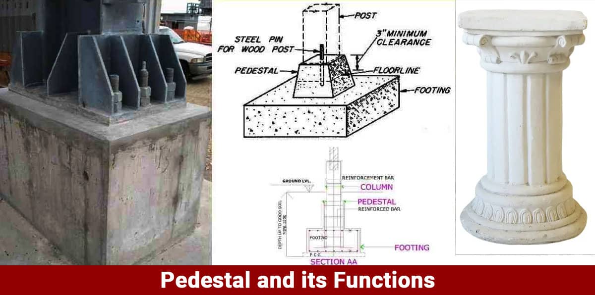 Pedestal and its functions