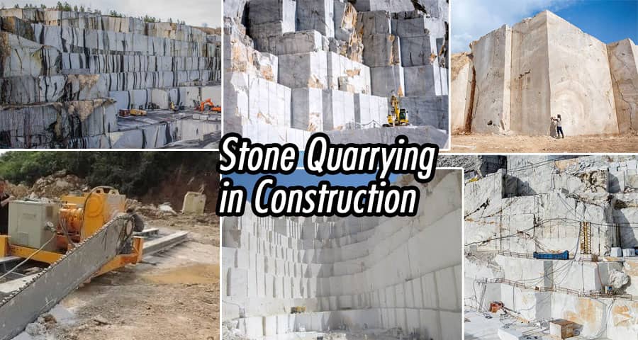 Stone Quarrying In Construction Methods Equipment Uses And Site Selection