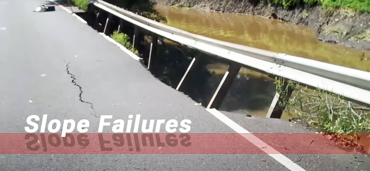Types and Causes of Slope Failures