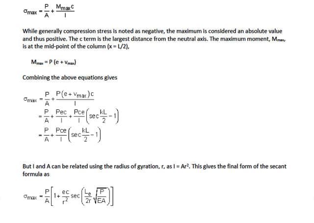 Eccentric Axial Load