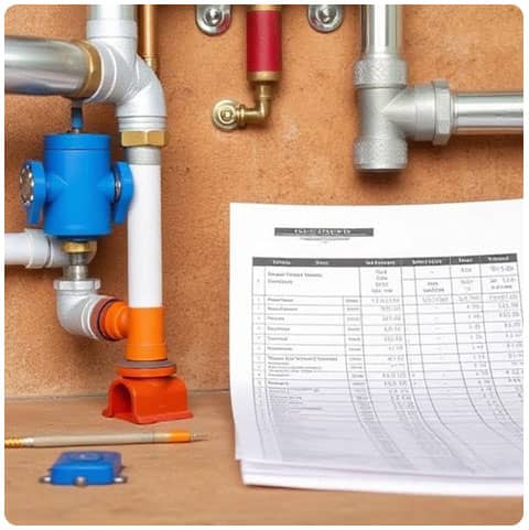 Plumbing Take-Off Sheets
